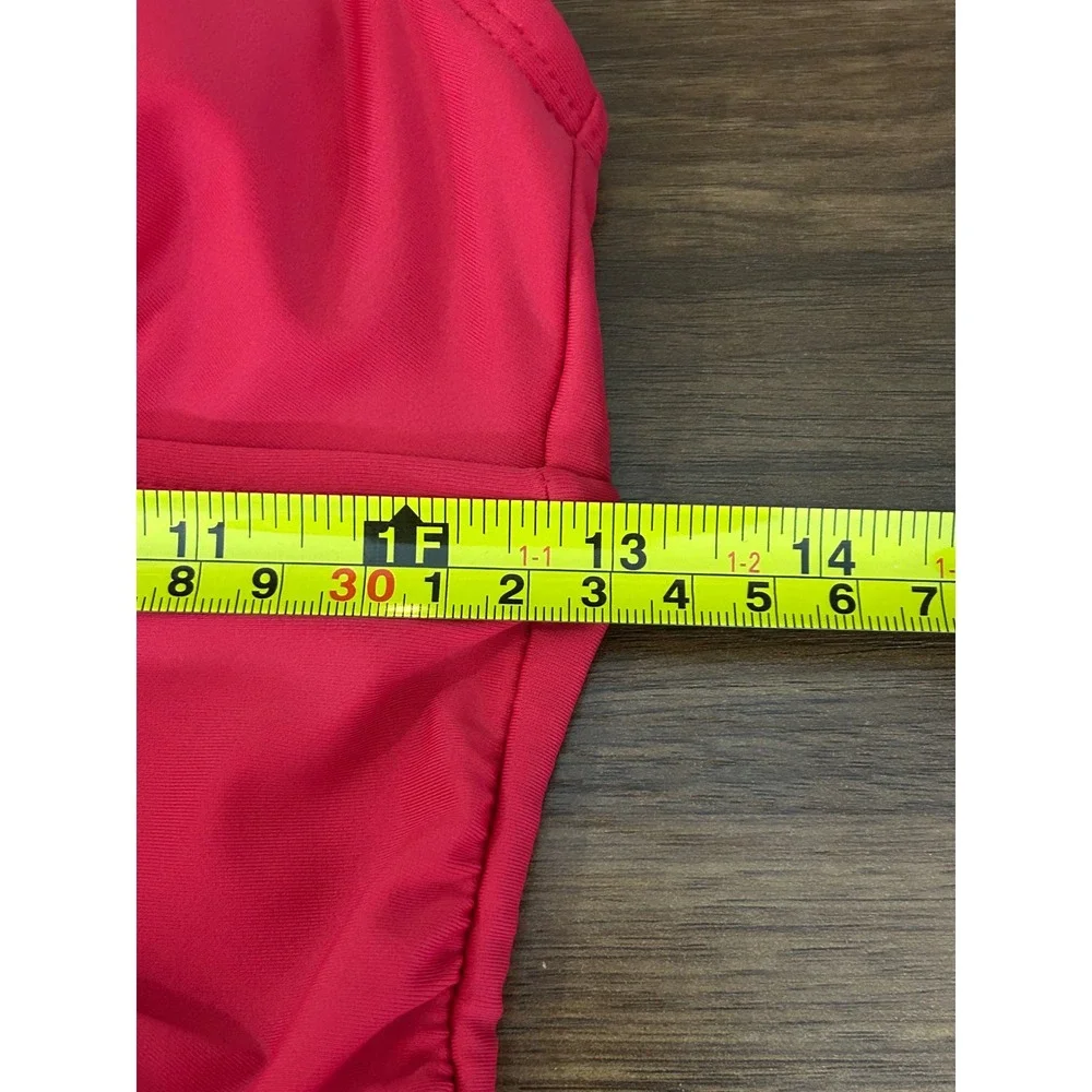 Cherry Crush Ruchedt One-Piece🍒 Womens Small Swimsuit - Picture 6 of 8
